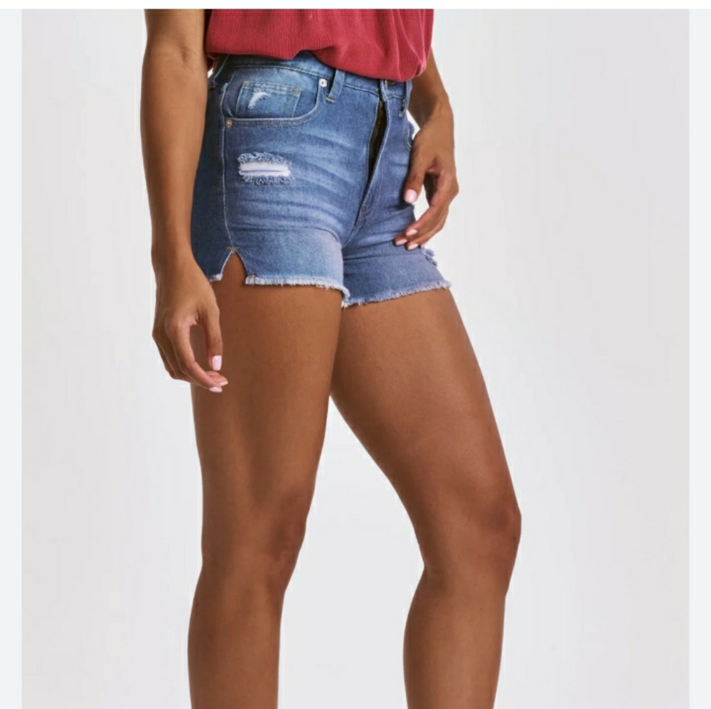 CARRIE HIGH RISE SHORTS BALBOA ISLAND DEAR
